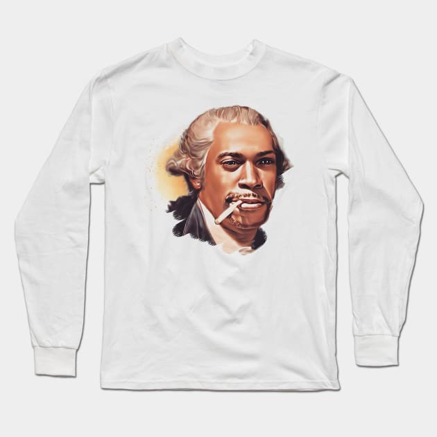 Dave Chappelle Washington Long Sleeve T-Shirt by upursleeve